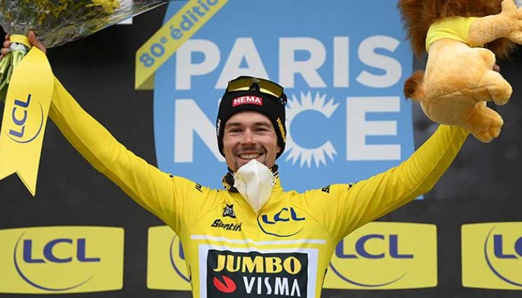 Primoz Roglic es el nuevo líder de la París-Niza 