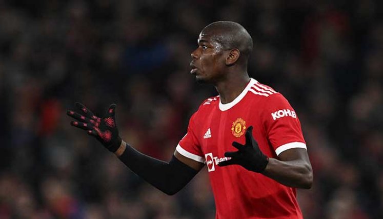 Paul Pogba, mediocampista del Manchester United. 