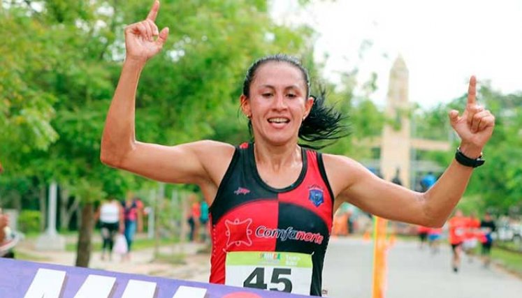 Yajaira Rubio Granados, exciclista y ahora atleta es oriunda de Arboledas, Norte de Santander.