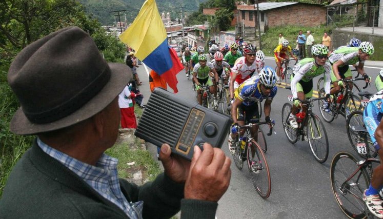 Un homenaje al ciclismo colombiano. 