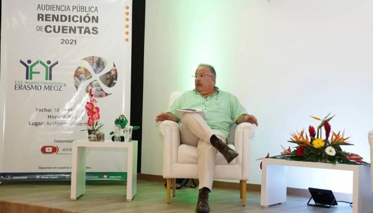 Gerente del HUEM Miguel Tonino Botta ofreció Rendición de Cuentas 2020-2021