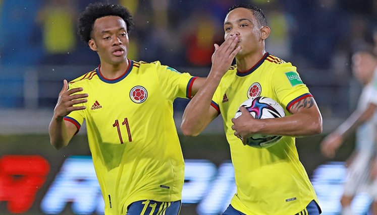 Juan Cuadrado y Luis Muriel.