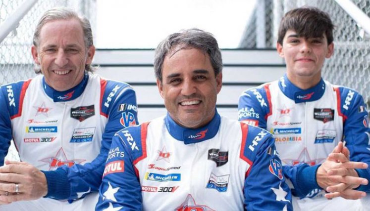 Juan Pablo Montoya correrá con su hijo Sebastián. 