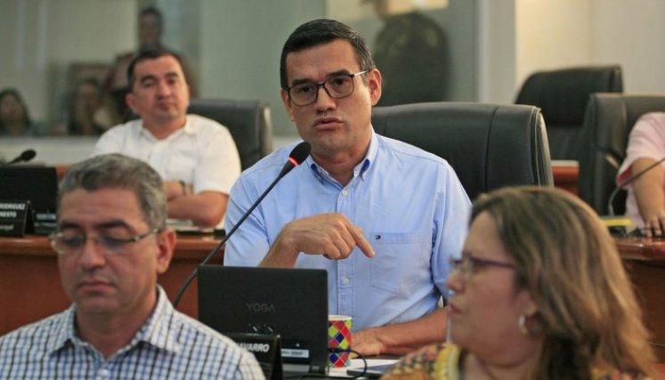 Oliverio Castellanos, presidente del Concejo