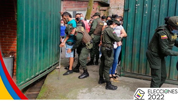 Seguridad en la jornada electoral.