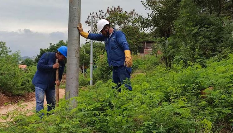 Más de tres mil luminarias se han instalado en la expansión del alumbrado./Foto cortesía