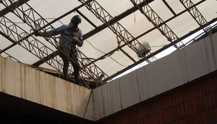 Centro de Víctimas recibe mantenimiento para mejorar la atención./Foto cortesía