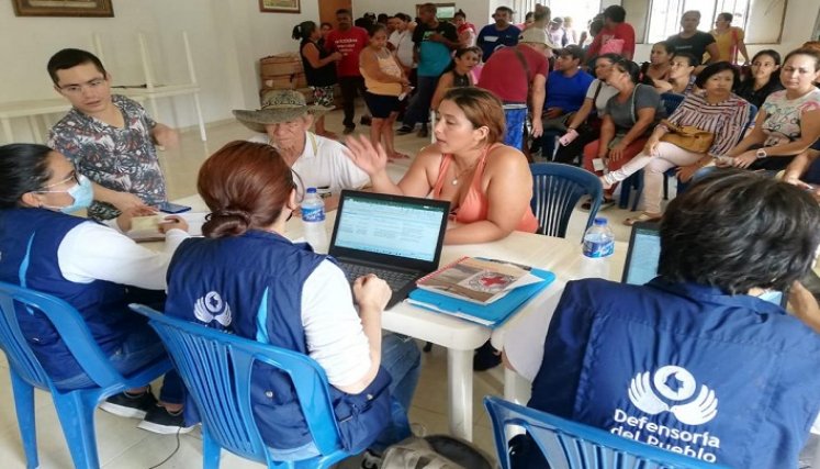 Defensoría del Pueblo activó rutas de atención para los afectados de grupos armados en Tibú./Foto: cortesía
