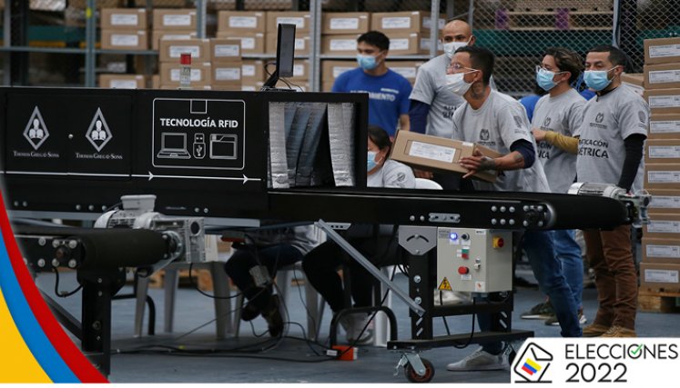 Comenzó la distribución del material electoral en el país./Foto: Colprensa