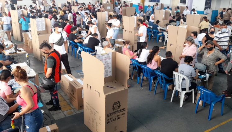 elecciones al congreso de Colombia/Foto Jorge Gutiérrez/La Opinión