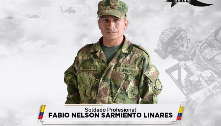 Francotirador del Eln asesinó a un militar en el Catatumbo./Foto: cortesía
