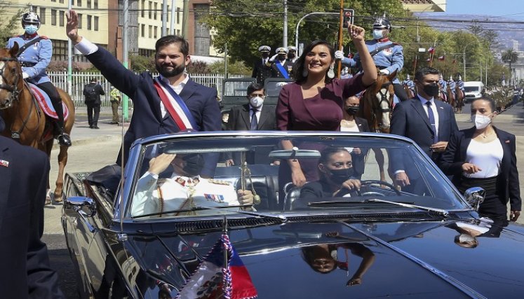 Gabriel Boric llega a la presidencia de Chile como promesa de una nueva izquierda./Foto: AFP