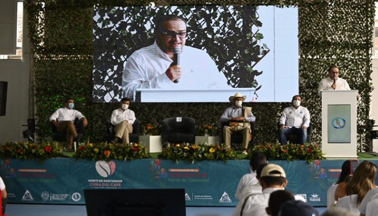 La Gobernación lanzó el proyecto de restauración del café en Norte de Santander./Foto: cortesía