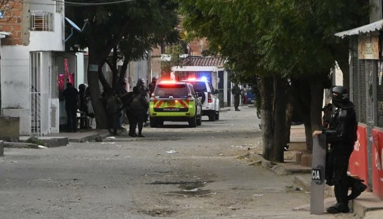 El GOES, Gaula y la Sijín lideraron el operativo.