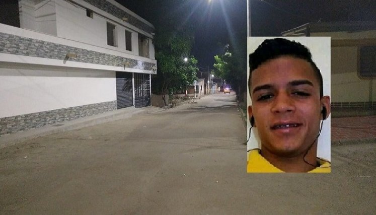 A Rafael lo asesinaron a bala frente a su hermana./Foto: cortesía