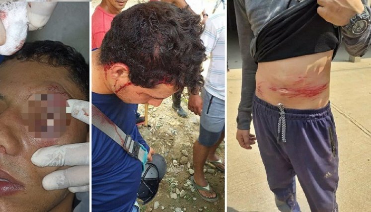 Tanto militares como manifestantes han resultado  heridos.