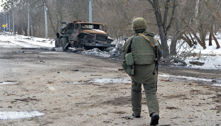 Ucranianos que hacían fila para comprar pan mueren en ataque ruso./Foto: AFP