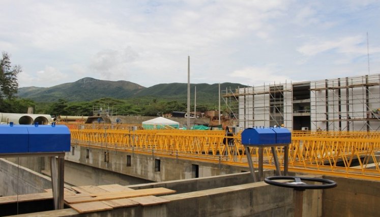 Obra del Acueducto Metropolitano. / Foto: Cortesía / La Opinión 