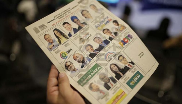 Candidatos presidenciales. 