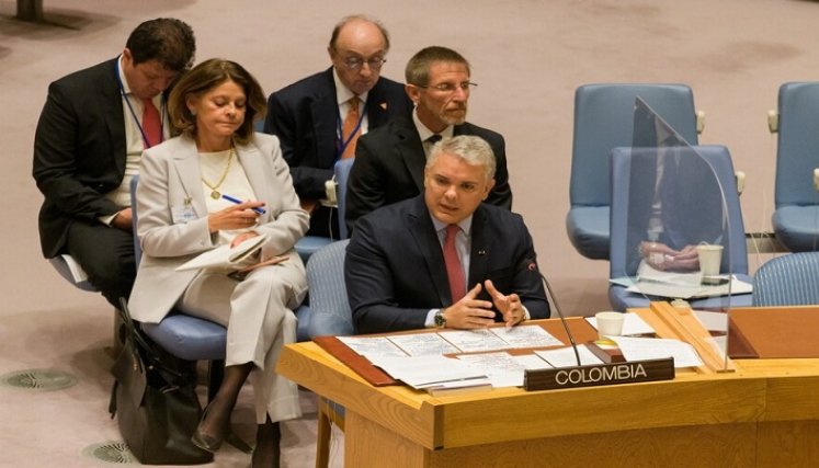 Duque intervino en Consejo de Seguridad de la ONU