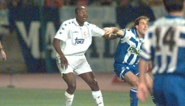 Freddy Rincón,  leyenda del fútbol colombiano.