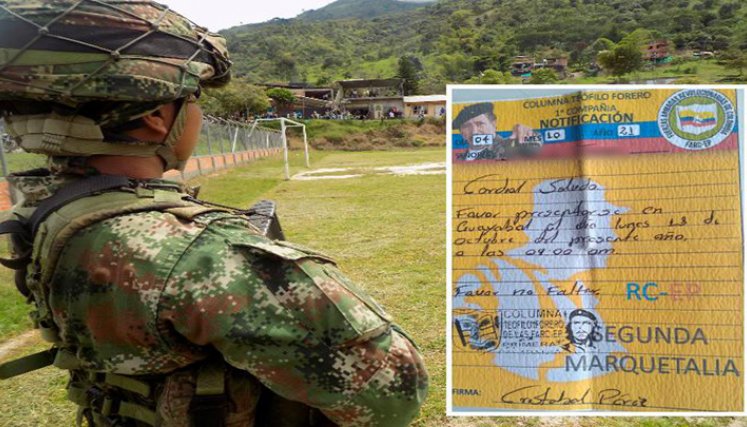 Intimidación de las Farc