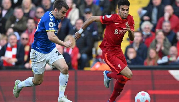 Luiz Díaz en el Liverpool
