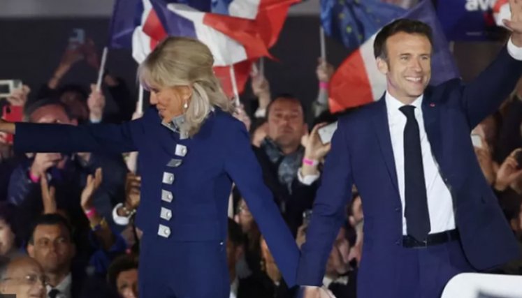 Macron fue reelecto en Francia.
