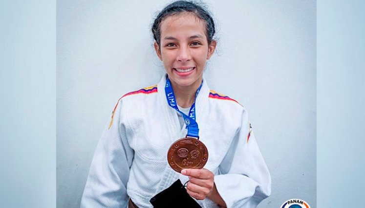 Maryuri Ureña, judoca cucuteña. 