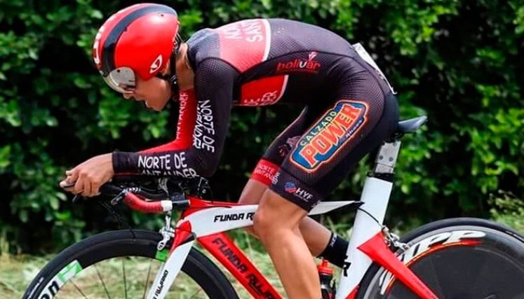 Michel Martínez, ciclista de Norte de Santander. 