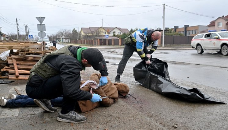 Asesinatos en Ucrania. / Foto: AFP