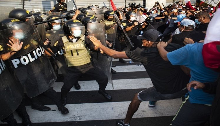 Protestas en Perú