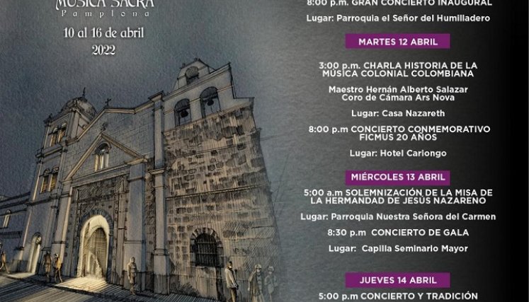 Programación en Pamplona. / Foto: Cortesía / La Opinión