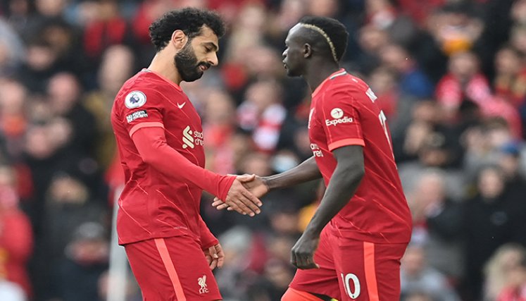 Salah y Mané.