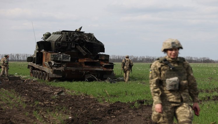 Ataque ruso a fabrica de armas