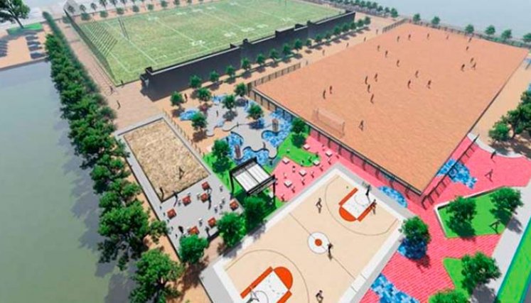 Canchas del barrio Niza./Foto archivo