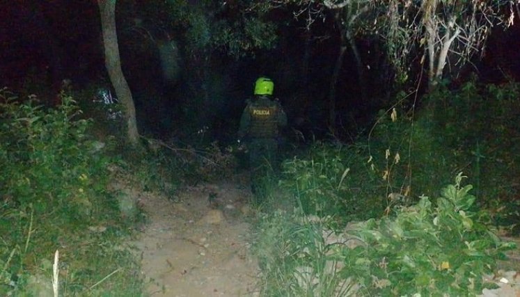 Búsqueda del joven ahogado.