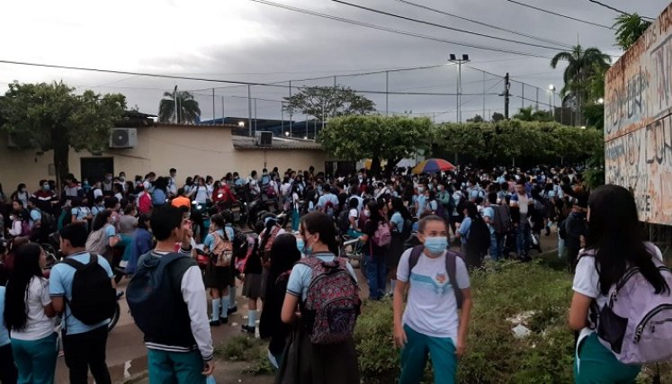 Los niños de  ese colegio de Tibú no están yendo a estudiar porque no hay suficientes docentes
