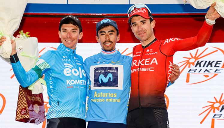Iván Ramiro Sosa, campeón de la Vuelta a Asturias 2022.