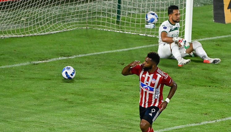Miguel Borja, Junior de Barranquilla. Foto: AFP