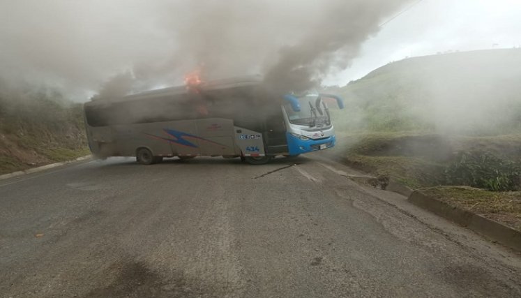 Paro armado en Colombia. / Foto: Colprensa / La Opinión 
