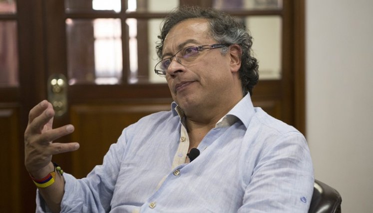Gustavo Petro en Cúcuta. /Foto Juan Pablo Cohen-La Opinión