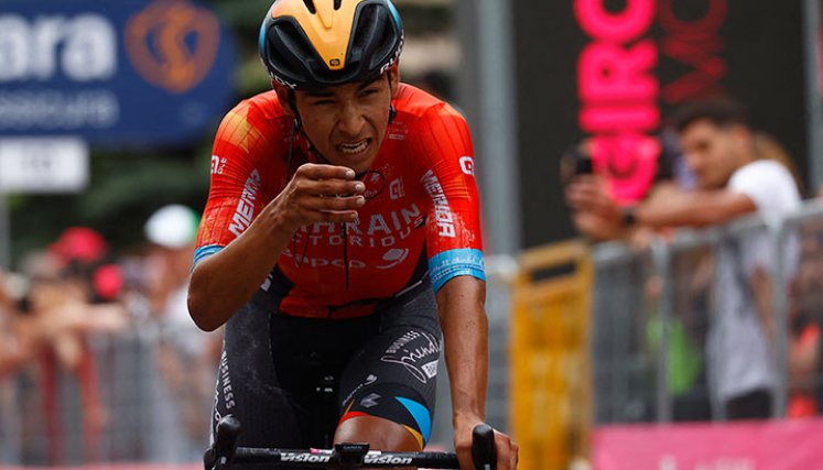 Santiago Buitrago, ganador de la etapa 17 del Giro de Italia. 