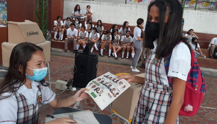 Voto Estudiantil . / Foto: La Opinión 