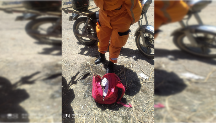La comunidad encontró el bolso de la menor momentos antes de hallar su cuerpo.