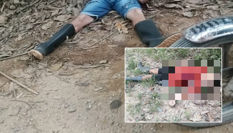 Dos personas fueron asesinadas en la vereda La Muralla, zona rural de Teorama./Foto: cortesía