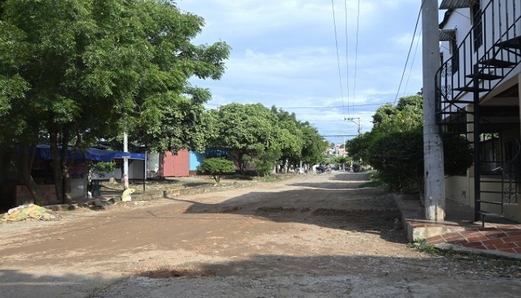 Hay algunas calles en la parte alta del barrio que tampoco cuentan con iluminación./ Foto: Jorge Gutiérrez/La Opinión
