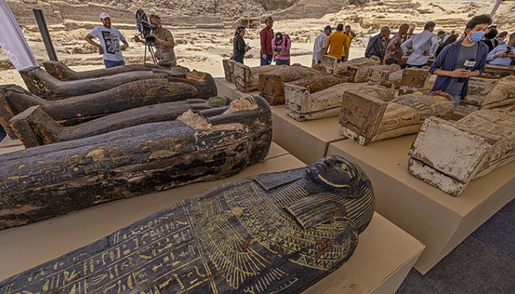 Sarcófagos en El Cairo
