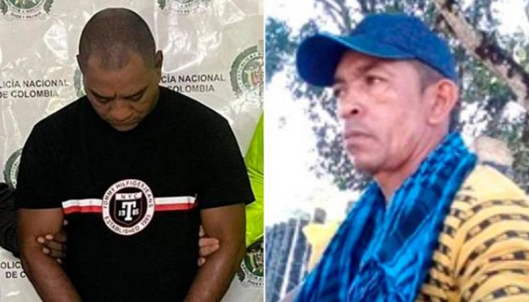 Alias “Calvin Clein” (izquierda) y “Mascachicle”, presuntos cabecillas del Clan del Golfo en Chocó y Córdoba.