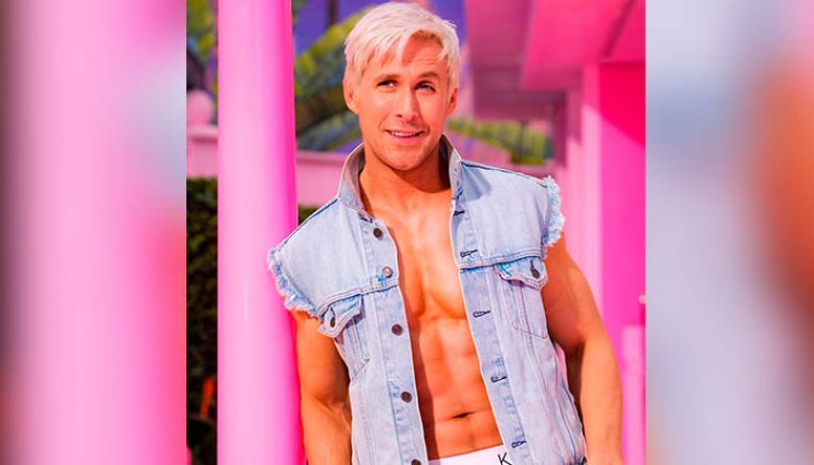 La transformación del actor Ryan Gosling en 'Ken'